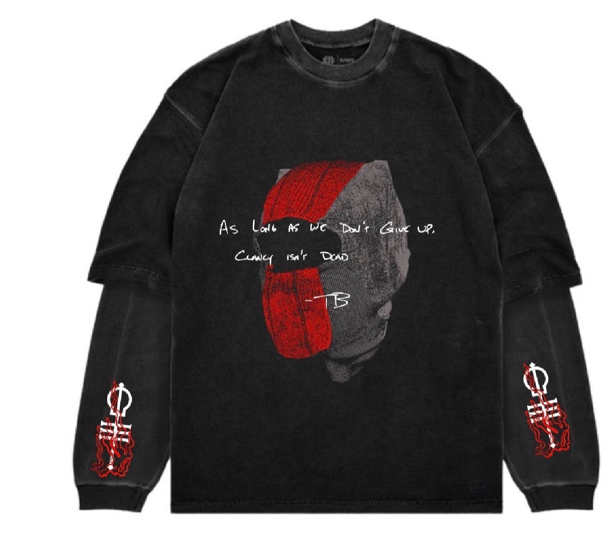 Clancy isn’t dead t shirt with long sleeve