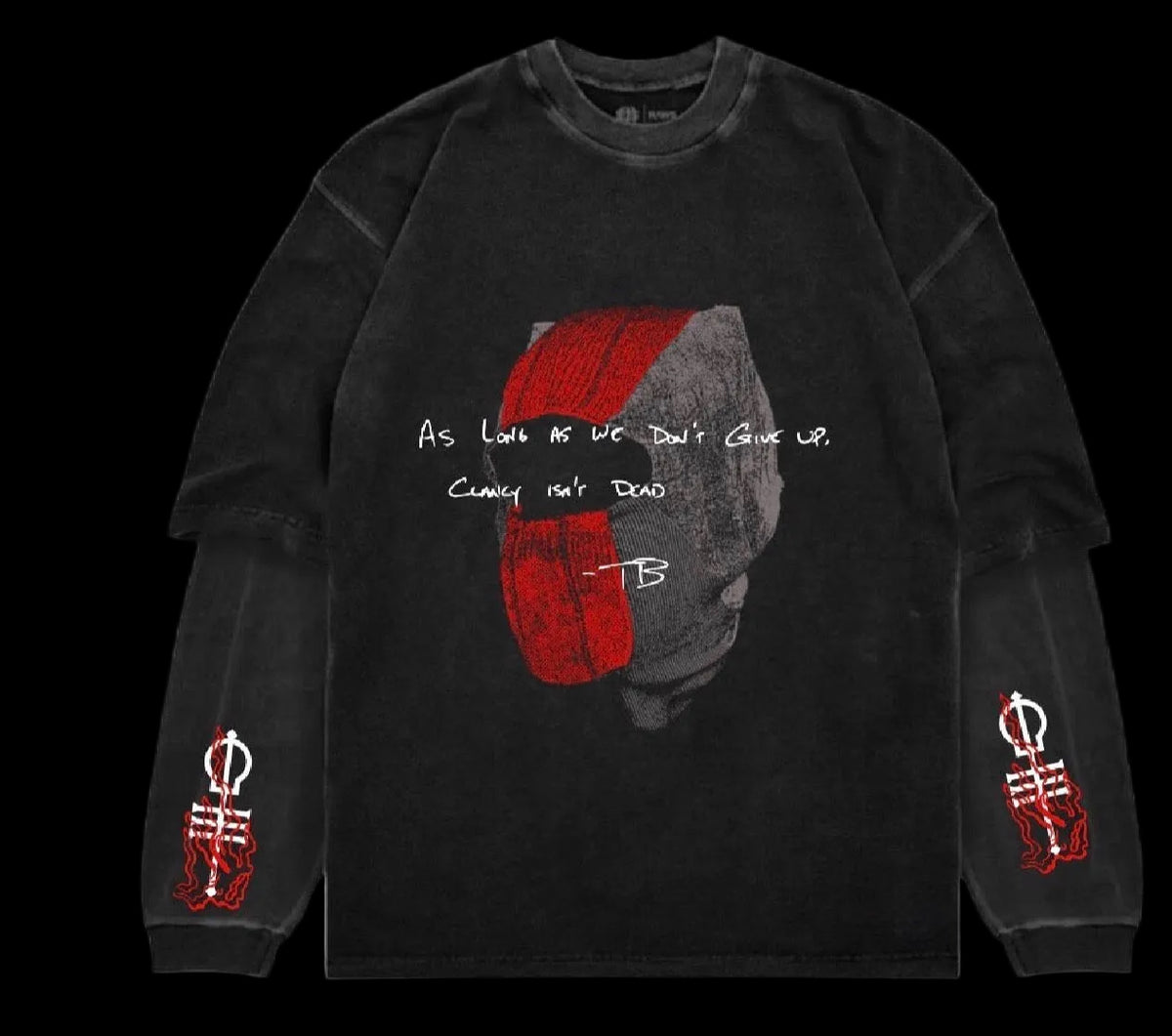 Clancy isn’t dead t shirt with long sleeve