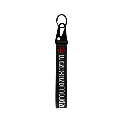 Clancy wrist keychain with logo