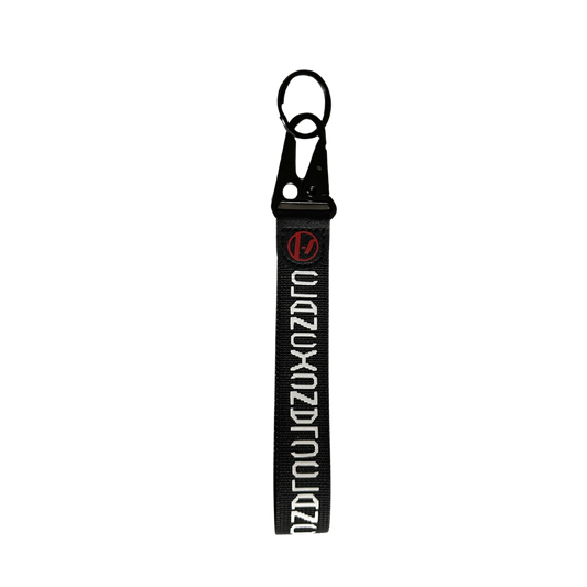 Clancy wrist keychain with logo