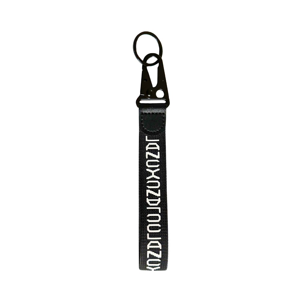 Clancy wrist keychain with logo