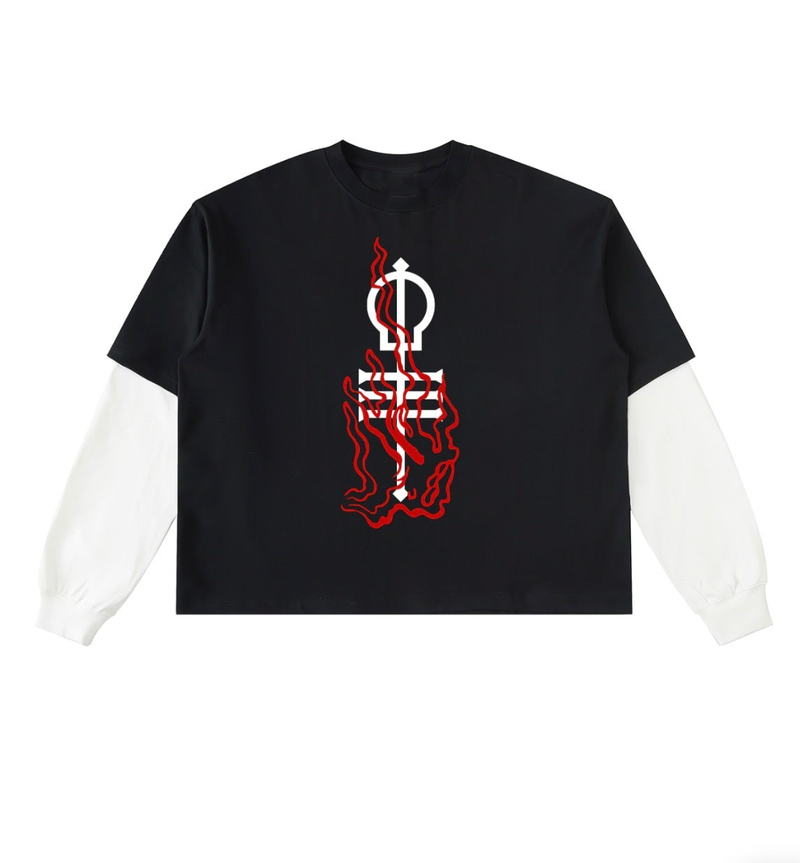 Skeleton key flame long sleeve preorder