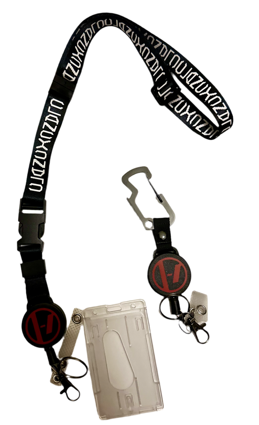 Break away lanyard with retractable clip