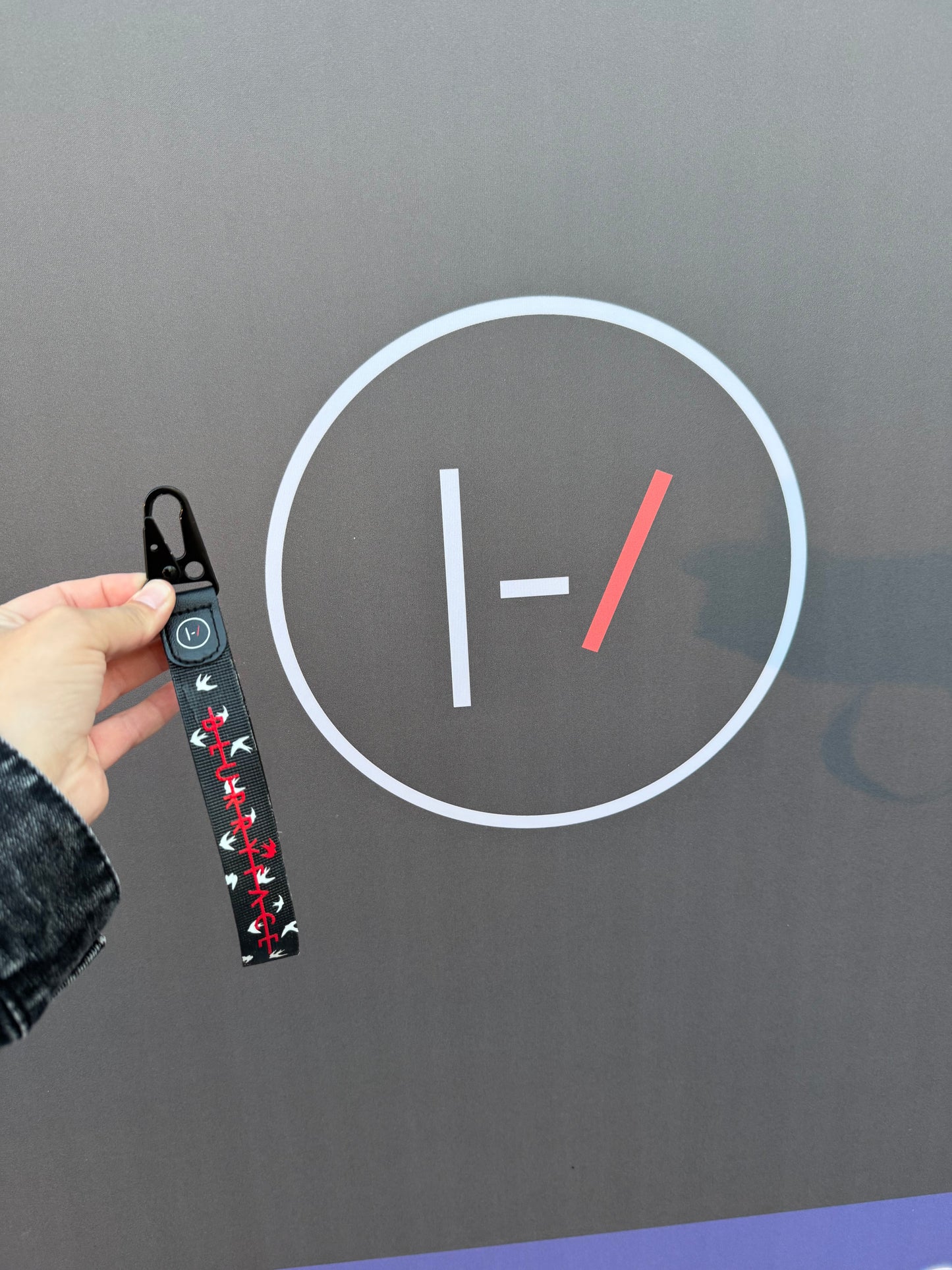 BFX wrist keychain with free hotel style keychain
