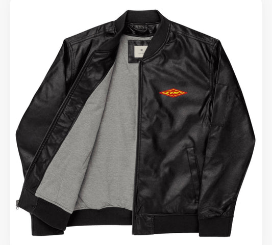 Embroidered Diamond logo bomber jacket