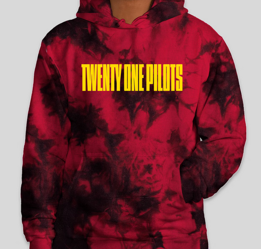 Red and Black Tye dye