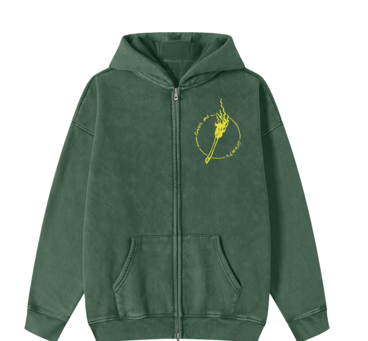 Torchbearer Always zip up hoodie