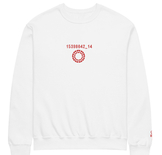 Embroidered Violation code crewneck
